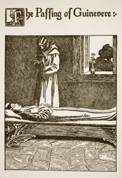 The Passing of Guinevere, Illustration from 